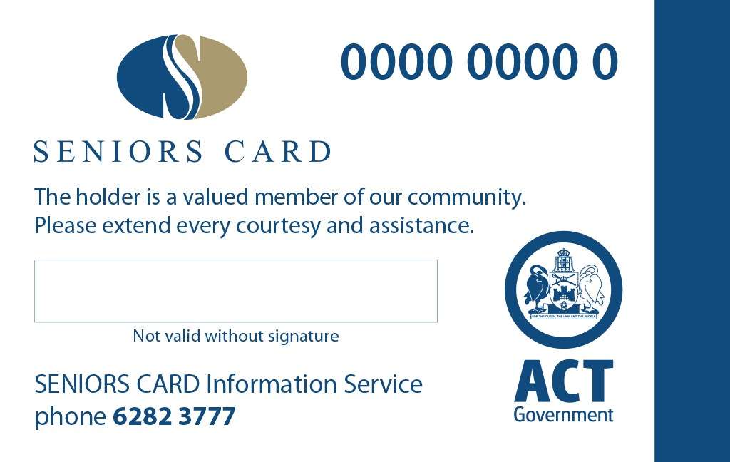 ACT Seniors Card