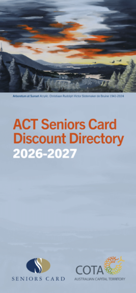 ACT Seniors Card Discount Directory 2026-2027
